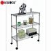 3 tier wire shelves